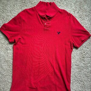 Red American Eagle polo shirt - Men's Medium Athletic Fit